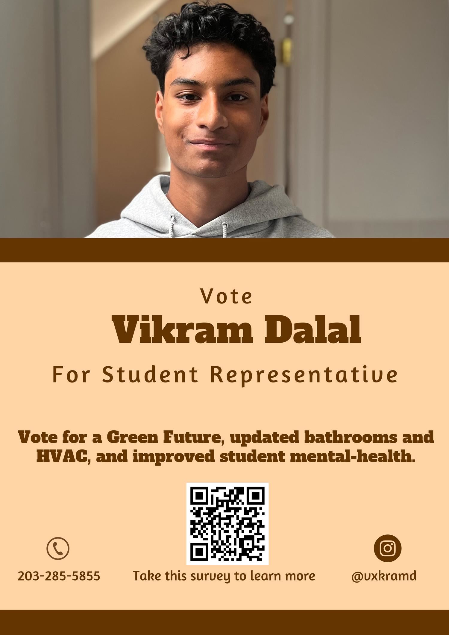 Dalal - Student Representative Poster